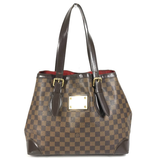 LOUIS VUITTON N51204 Damier Hampstead MM Hampstead MM Tote Bag Bag Shoulder Bag Damier Canvas Women's Ebene Brown