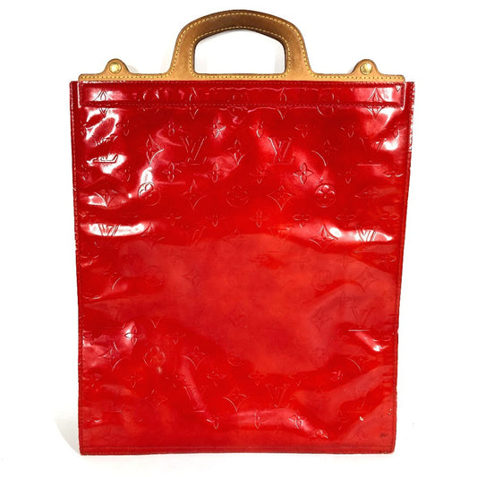 LOUIS VUITTON M91078 Monogram Vernis Stanton Bag Bolso vertical Monogram Vernis Ladies Rojo