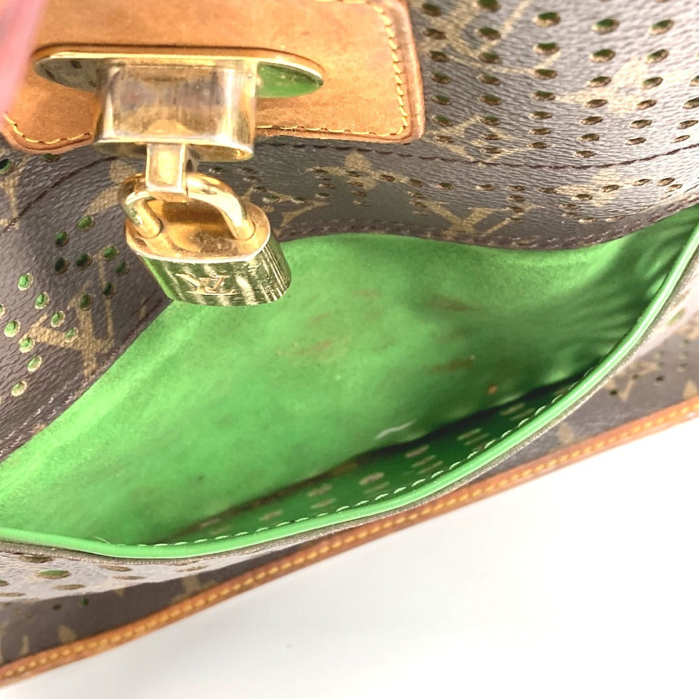 LOUIS VUITTON M95173 モノグラムペルフォ ミュゼット カバン 斜め掛け ショルダーバッグ モノグラムキャンバス ユニセックス グリーン
