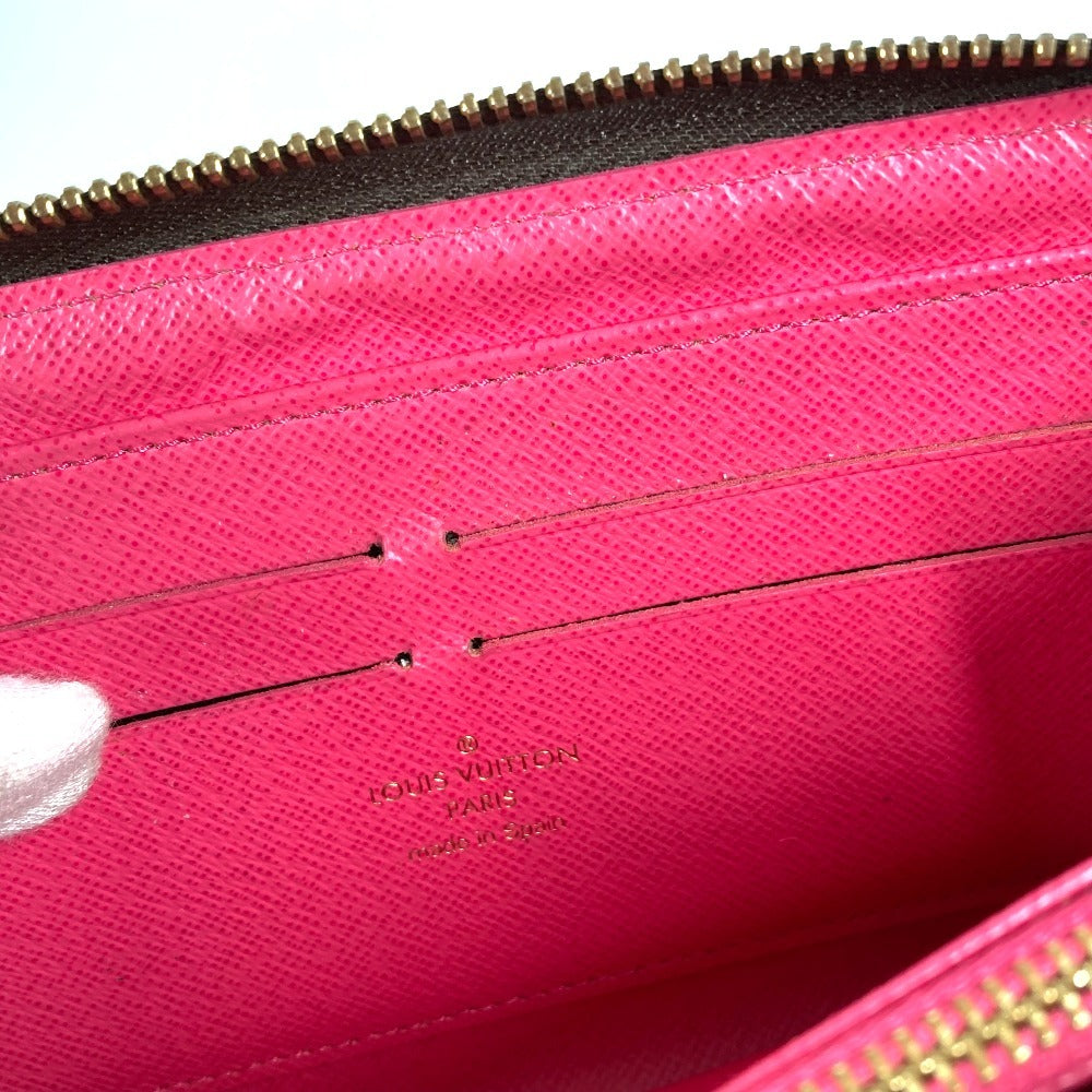 LOUIS VUITTON M60936 モノグラム Vモチーフ ジッピーウォレット ラウンドファスナー ロングウォレット 長財布 モノグラムキャンバス ユニセックス ブラウン