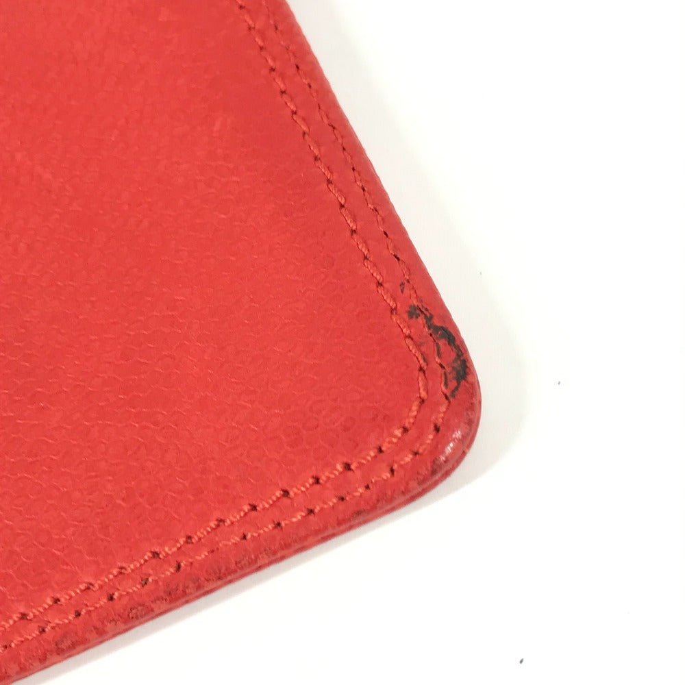 CHANEL Wチェーン チェーンバッグ ポーチ付き CC ココマーク ロゴ フラワー カバン トートバッグ 肩掛け ショルダーバッグ レザー レディース レッド