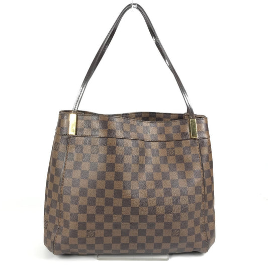 LOUIS VUITTON N41214 Damier Marliborn GM Shoulder Tote Bag in Damier Canvas, Ebene Brown, Women's