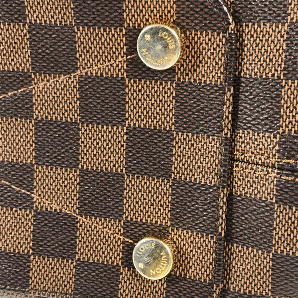 LOUIS VUITTON N41214 Damier Marliborn GM Shoulder Tote Bag in Damier Canvas, Ebene Brown, Women's