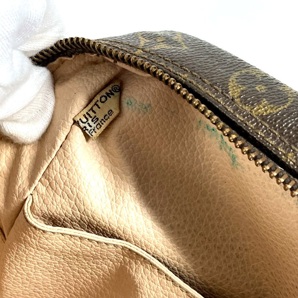 LOUIS VUITTON M47522 Monogram True Toilet 28 Makeup Pouch, Clutch Bag, Second Bag, Cosmetic Pouch, Monogram Canvas, Unisex, Brown