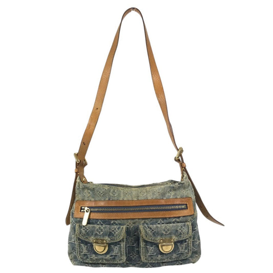 LOUIS VUITTON M95049 モノグラムデニム バギーPM バギー PM ロングストラップ 斜め掛け ポケット カバン ショルダーバッグ モノグラムデニム レディース ブルー