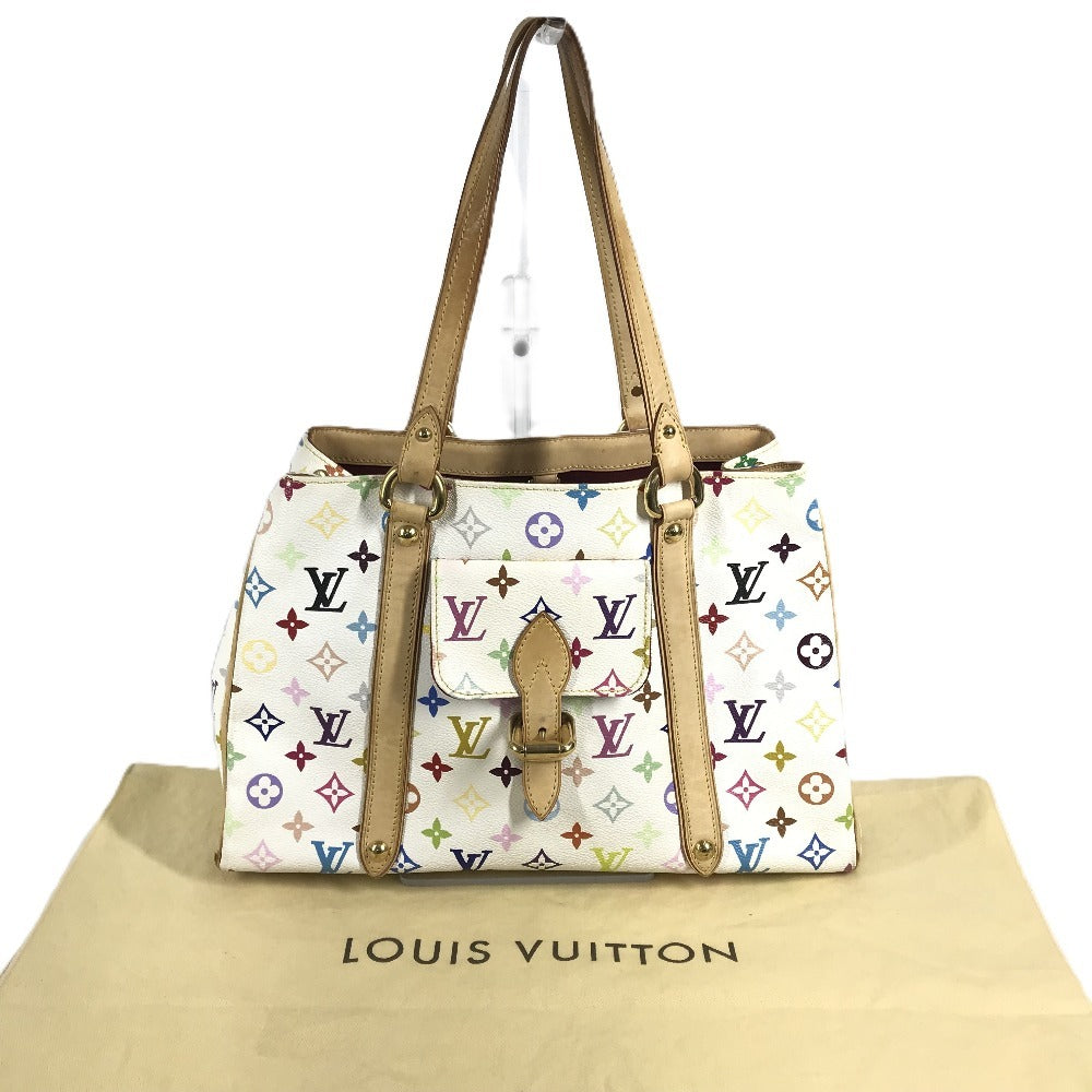 LOUIS VUITTON M40094 モノグラムマルチカラー オーレリア MM オーレリアMM カバン 肩掛け トートバッグ ショルダーバッグ モノグラムマルチカラーキャンバス レディース ブロン ホワイト
