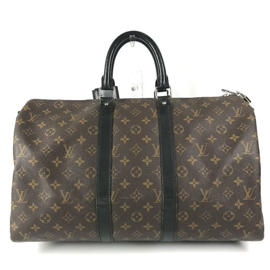 LOUIS VUITTON M56711 モノグラムマカサー キーポル・バンドリエール45 ショルダーバッグ 斜め掛け 旅行バッグ トラベルバッグ ボストンバッグ モノグラムマカサーキャンバス ユニセックス ブラウン