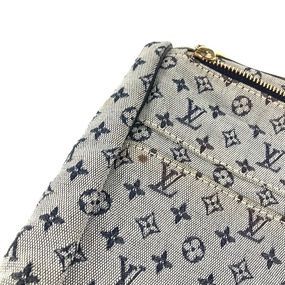 LOUIS VUITTON M42350 モノグラムミニ サックママン カバン 斜め掛け メッセンジャーバッグ マザーズバッグ ショルダーバッグ モノグラムミニキャンバス レディース ネイビー