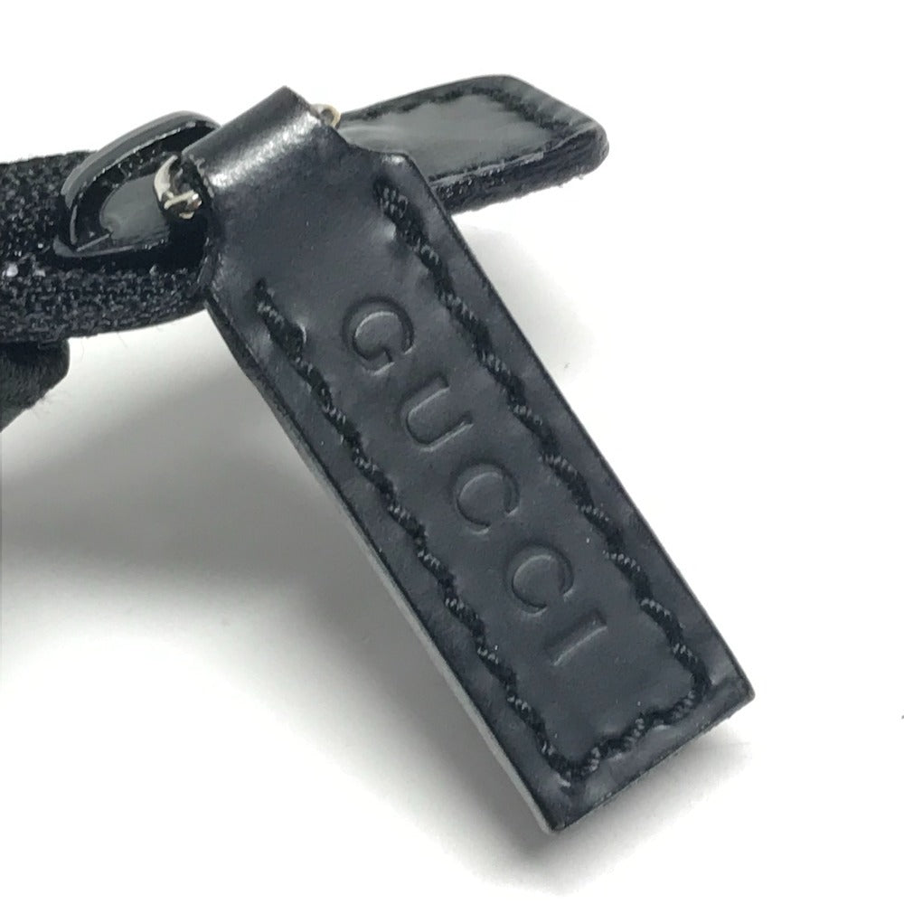 GUCCI 012-0380 ロゴ GG 縦型トート トートバッグ カバン ハンドバッグ ナイロン ユニセックス ブラック