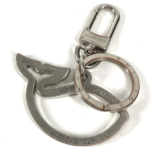 LOUIS VUITTON M61936 アメリカズカップ AMERICAS CUP ポルトクレ バレンヌ バッグチャーム クジラ キーホルダー メタル ユニセックス シルバー