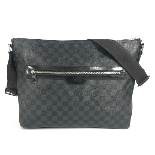 LOUIS VUITTON N41106 Damier Graphite Mick MM Mick MM Bag Sling Bag Shoulder Bag Damier Graphite Canvas Unisex Black