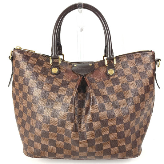 LOUIS VUITTON N41546 ダミエ シエナMM シエナ MM カバン トートバッグ ハンドバッグ ダミエキャンバス レディース エベヌ ブラウン