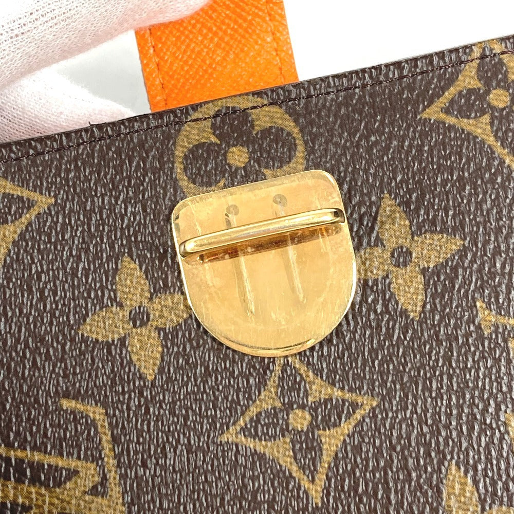 LOUIS VUITTON R21015 Monogram Agenda PM Koala Agenda PM Koala Ring Binder Stationery Diary Cover Monogram Canvas Unisex Mandarin Orange
