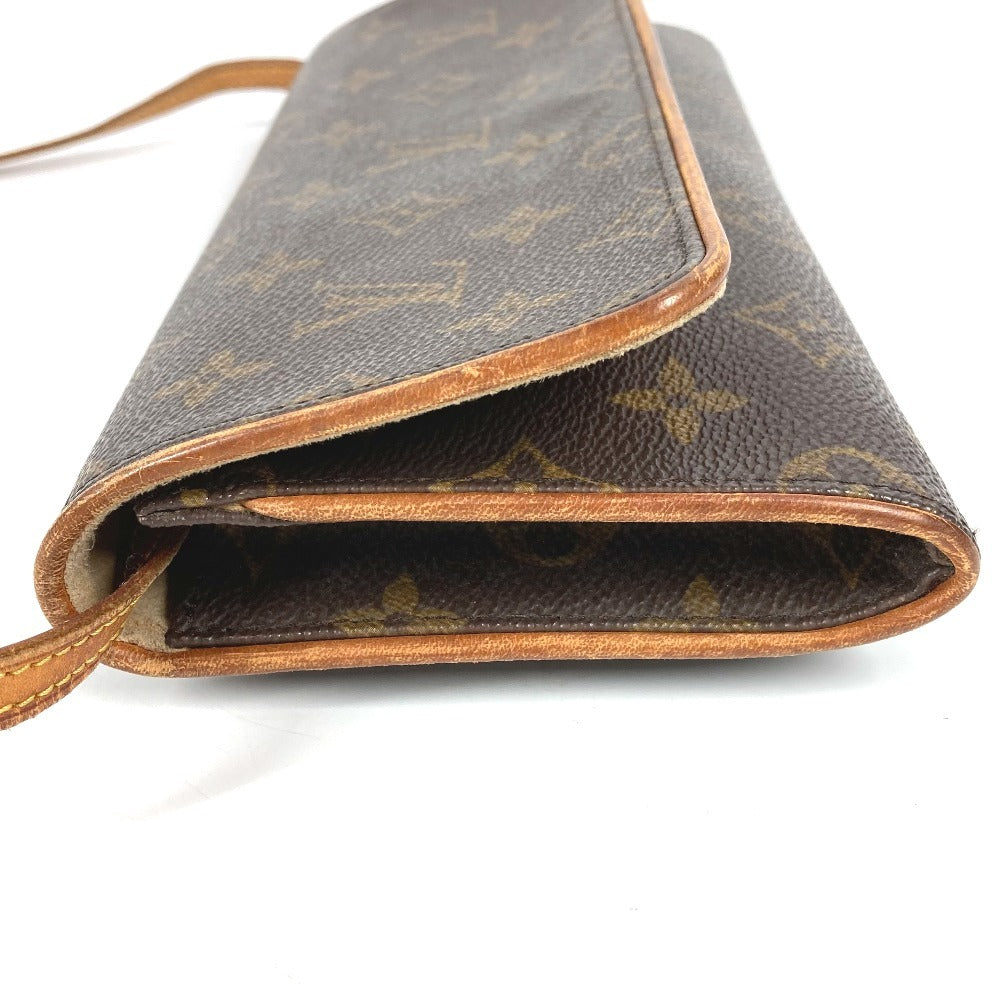 LOUIS VUITTON M51852 モノグラム ポシェットツインGM ポシェットツイン GM カバン 2WAY クラッチバッグ ポシェット ミニバッグ ショルダーバッグ モノグラムキャンバス ユニセックス ブラウン