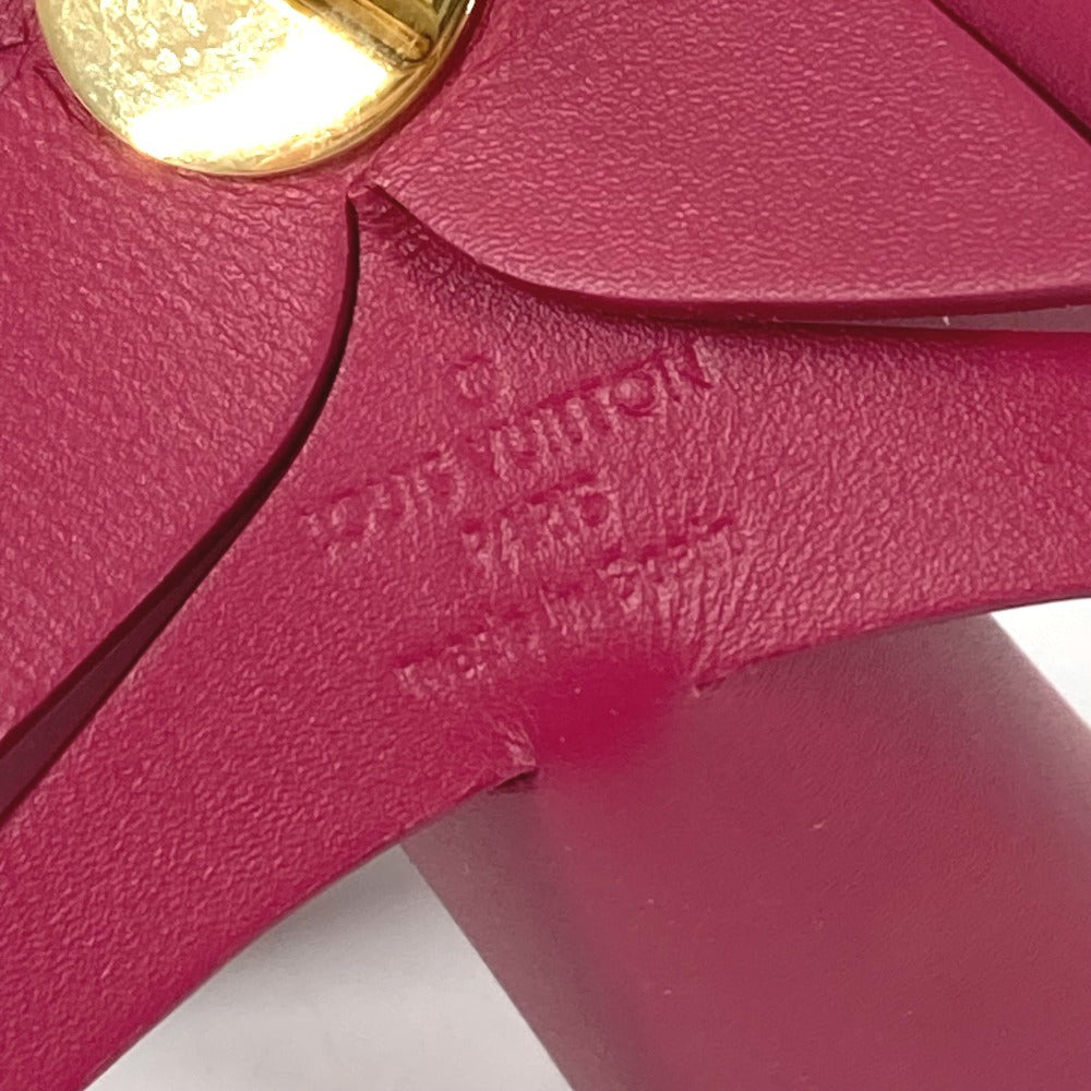 LOUIS VUITTON GI0328 Atelier Oi Origami Flower Dome Interior Bird Object Leather Unisex Groseille Pink-Purple