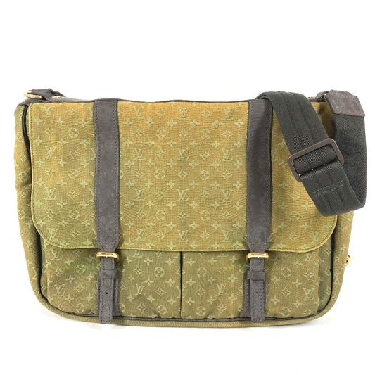 LOUIS VUITTON M42351 モノグラムミニ サックママン おむつ替えシート付 マザーズバッグ 斜め掛け 2WAYバッグ ハンドバッグ ショルダーバッグ モノグラムミニキャンバス レディース TSTカーキ カーキ