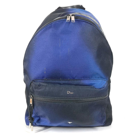Dior ロゴ グラデーション カバン バックパック リュックサック ナイロン ユニセックス ブルー