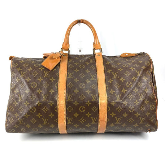 LOUIS VUITTON M41426 Monogram Keepall 50 Keepall 50 (Debeso, old model) Travel Bag Handbag Travel Bag Boston Bag Monogram Canvas Unisex Brown