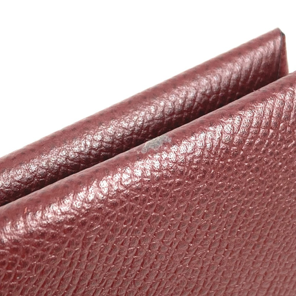 HERMES コインケース 小銭入れ 財布 カルヴィ 小物 二つ折り 名刺入れ パスケース カードケース エプソン ユニセックス ブラウン
