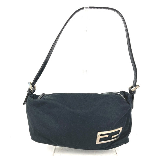 FENDI FFロゴ カバン 肩掛け ショルダーバッグ ジャージ ユニセックス ブラック