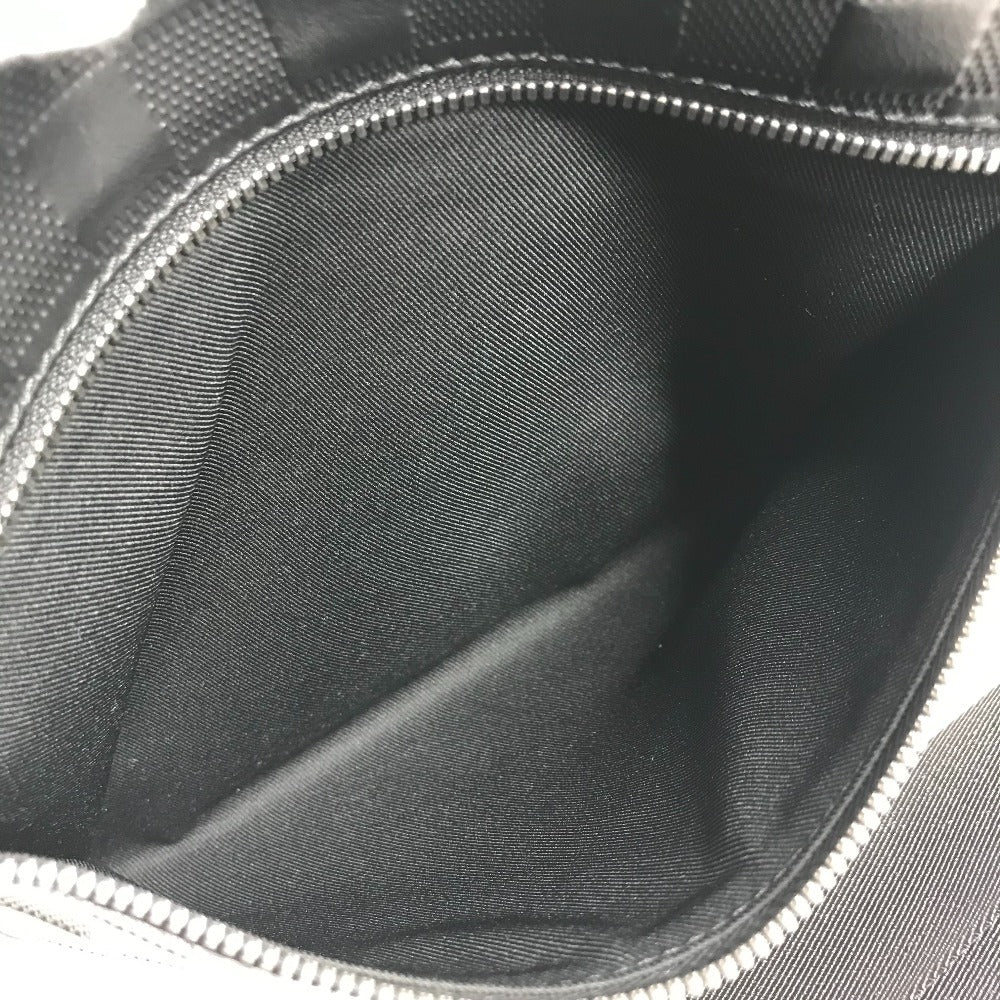 LOUIS VUITTON N41033 ダミエアンフィニ ディストリクトPM ディストリクトPM カバン フラップ 斜め掛け ショルダーバッグ ダミエアンフィニレザー ユニセックス オニキス ブラック