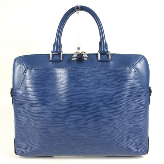 LOUIS VUITTON M51691 Epi Oliver Handbag Tote Bag Document Bag Briefcase Business Bag Epi Leather Men's Blue