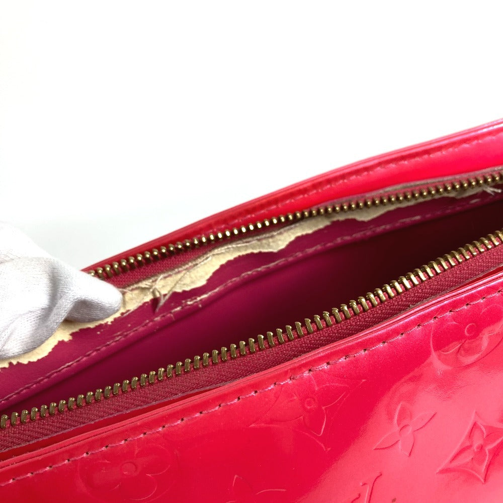 LOUIS VUITTON M91219 モノグラムヴェルニ ヒューストン カバン トートバッグ ショルダーバッグ ハンドバッグ モノグラムヴェルニキャンバス ユニセックス フューシャ ピンク