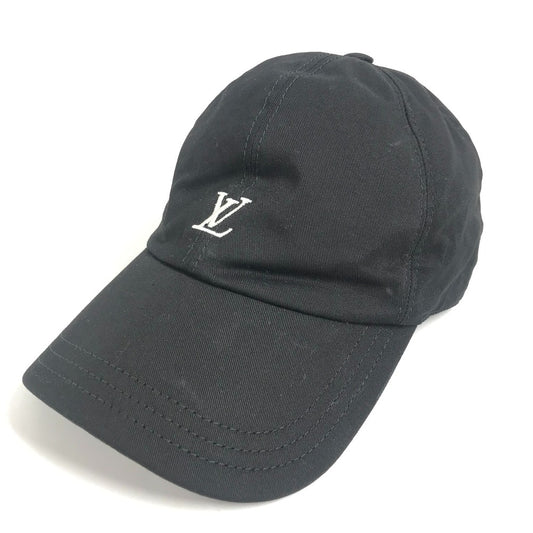 LOUIS VUITTON M5154M LVロゴ キャップ LV リーグ 帽子 キャップ帽 ベースボール キャップ コットン ユニセックス ブラック
