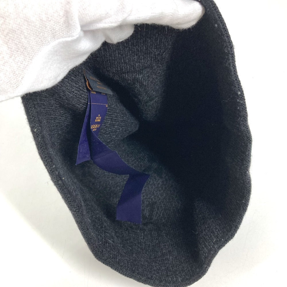 LOUIS VUITTON M73469 Beanie My Monogram Eclipse beanie hat knit hat knit cap Knit hat wool Black Used