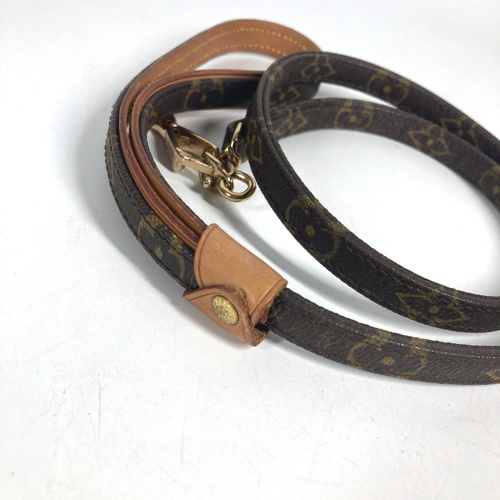 LOUIS VUITTON M58056 Monogram Laisse BaxterMM Dog Puppy Dog Pet Supplies Lead MonogramCanvas Brown Used