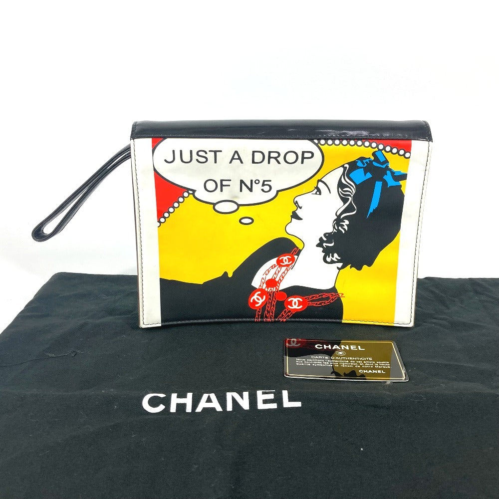 CHANEL マドモアゼル ロゴ フラップ カバン ポーチ クラッチバッグ レザー レディース マルチカラー - brandshop-reference