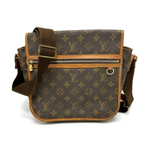 LOUIS VUITTON M40106 モノグラム ボスフォール PM 斜め掛け カバン フラップ 肩掛け ショルダーバッグ モノグラムキャンバス ユニセックス ブラウン - brandshop-reference