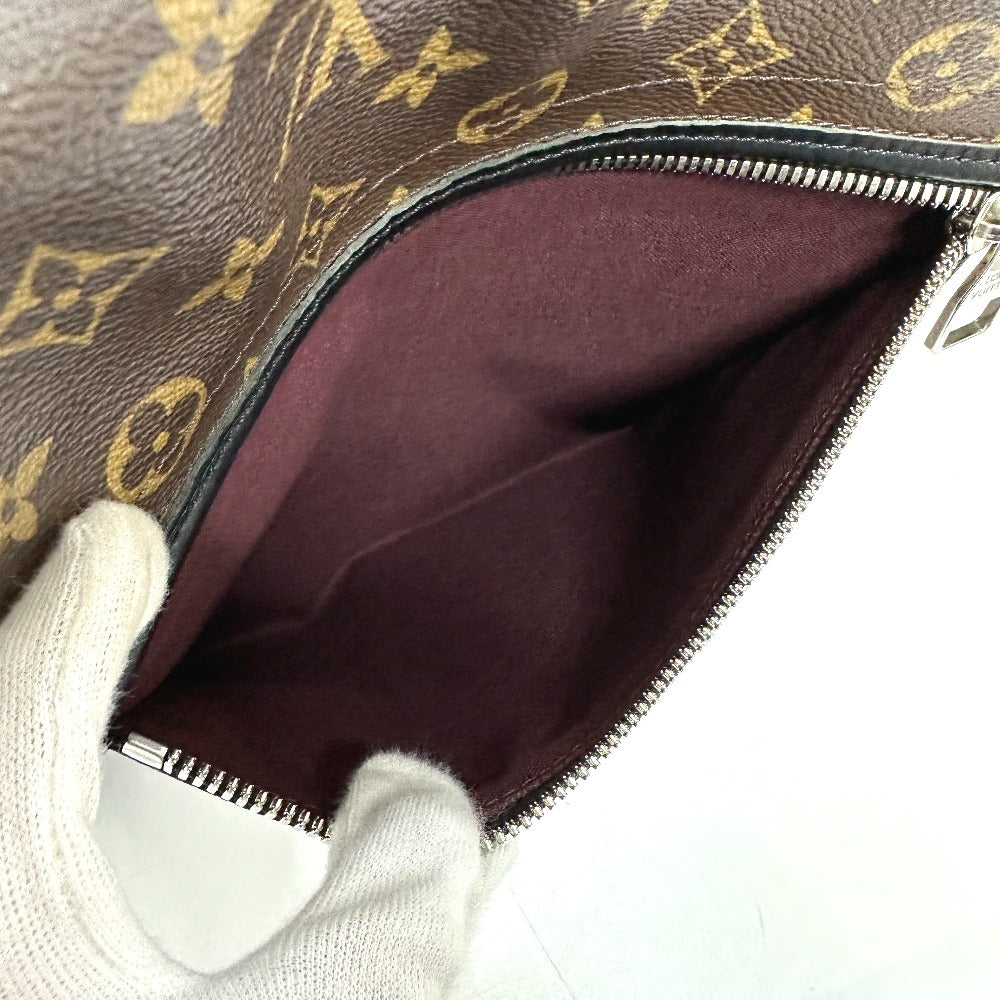 LOUIS VUITTON M56715 モノグラムマカサー バスMM 斜め掛け 鞄 カバン 肩掛け ショルダーバッグ モノグラムマカサーキャンバス メンズ ブラウン