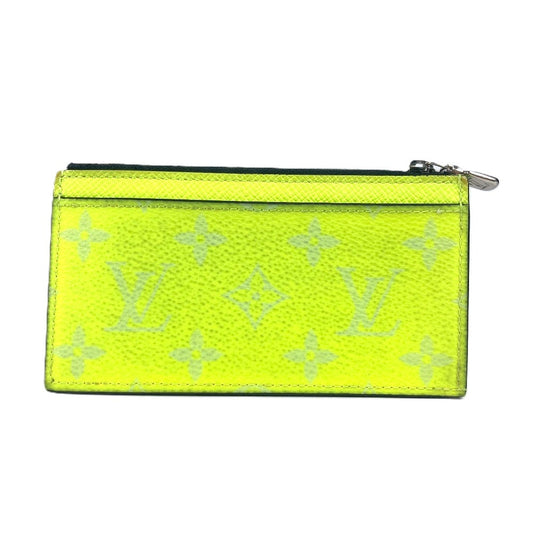 LOUIS VUITTON M30950 タイガラマ コインカード・ホルダー カードケース 名刺入れ パスケース 財布 フラグメントケース コインケース タイガレザー ユニセックス イエロー