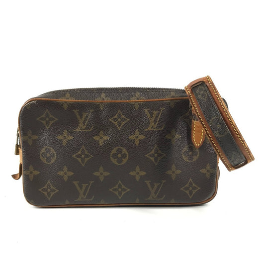 LOUIS VUITTON M51828 Monogram Marly Bandouliere Pochette MALLETIER Shoulder Bag MonogramCanvas Brown Used