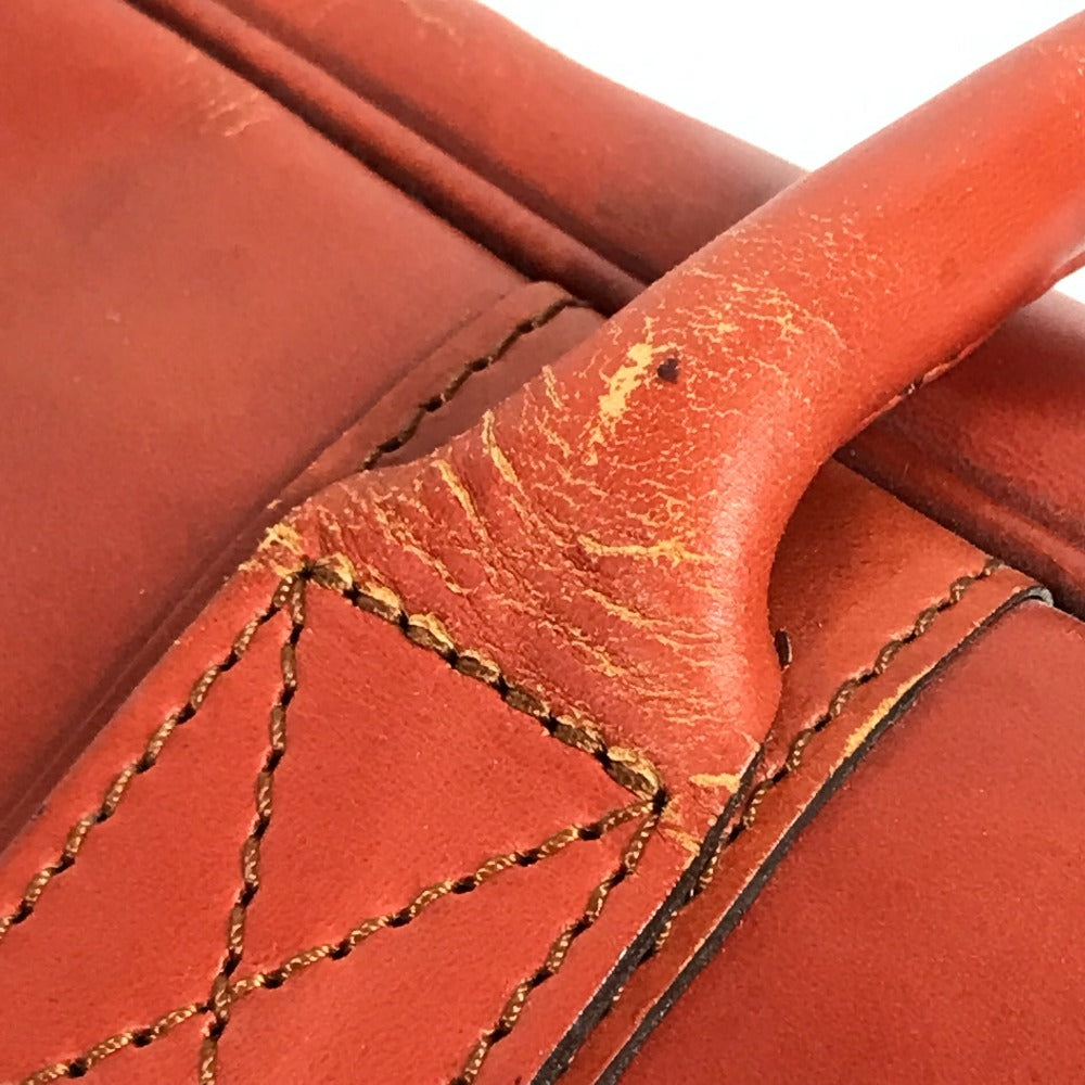 SWAINE ADENEY BRIGG Checked Interior Travel Bag, Handbag, Travel Bag, Boston Bag, Leather, Unisex, Burgundy