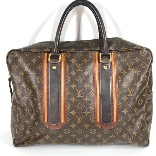 LOUIS VUITTON M95531 Monogram Bequia Anthracite Porte De Guerlain Boston Bag, Handbag, Business Bag, Monogram Canvas, Unisex, Brown
