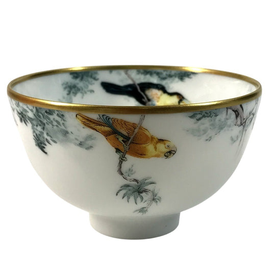 HERMES P038085P カトラリー インテリア 赤道直下のスケッチ ボウルPM ボウル PM お椀 鳥柄 バード お皿 陶器 ユニセックス マルチカラー