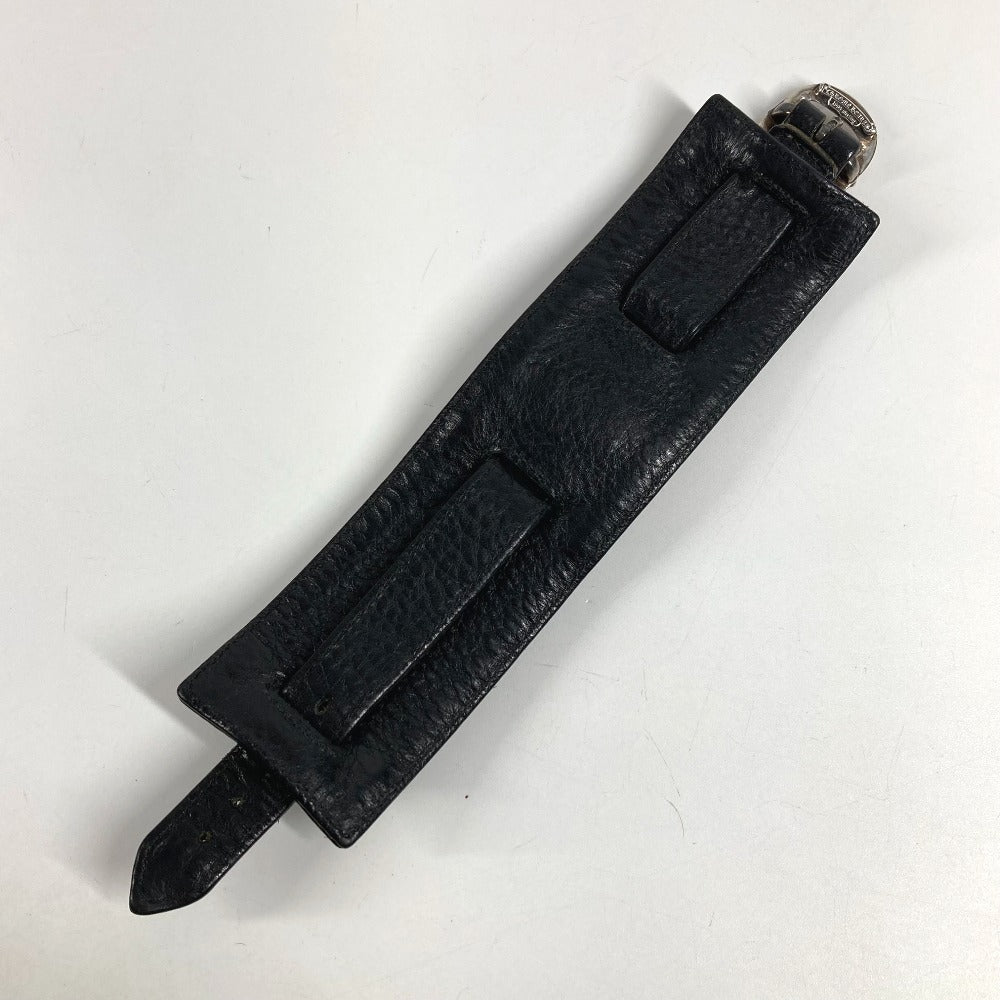 CHROME HEARTS 7964 TUDOR Crossball Gunslinger Dekabara Hand Winding Watch Men's Watch Wristwatch Leather / SS Black/Silver Used