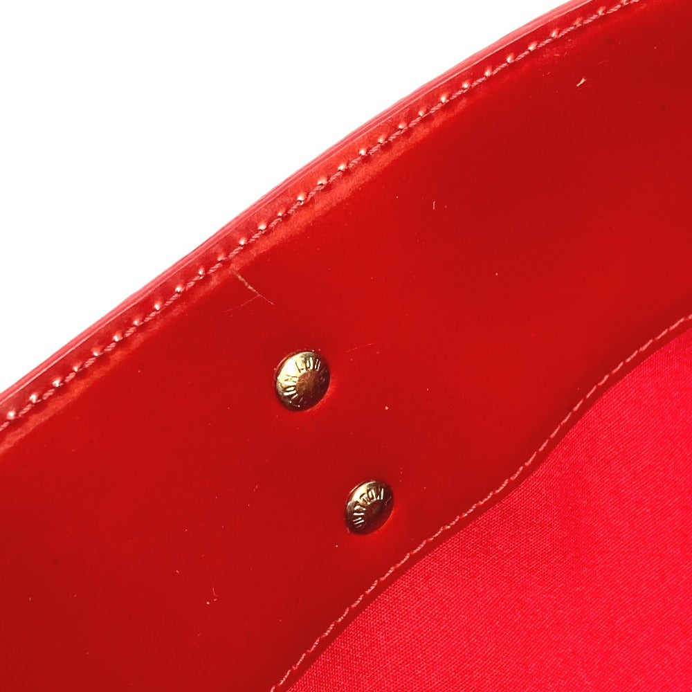 LOUIS VUITTON M91084 Monogram Vernis Reed GM Shoulder Tote Bag, Boston Bag, Monogram Vernis Canvas, Women's, Red