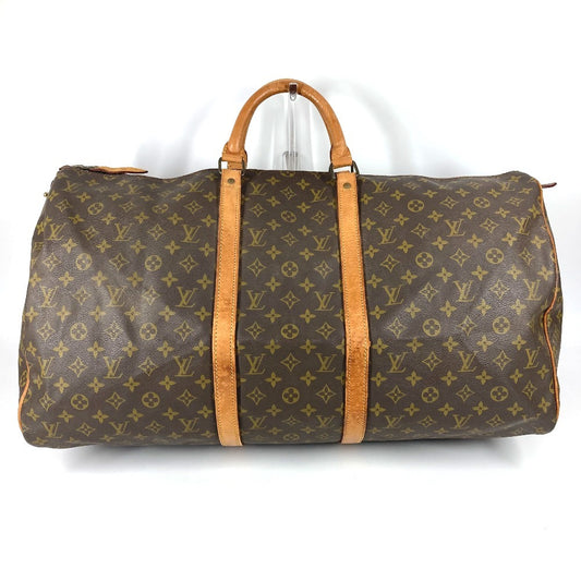 LOUIS VUITTON M41422 モノグラム キーポル60 キーポル 60 旧型 旅行バッグ トラベルバッグ カバン デベソ ボストンバッグ モノグラムキャンバス ユニセックス ブラウン