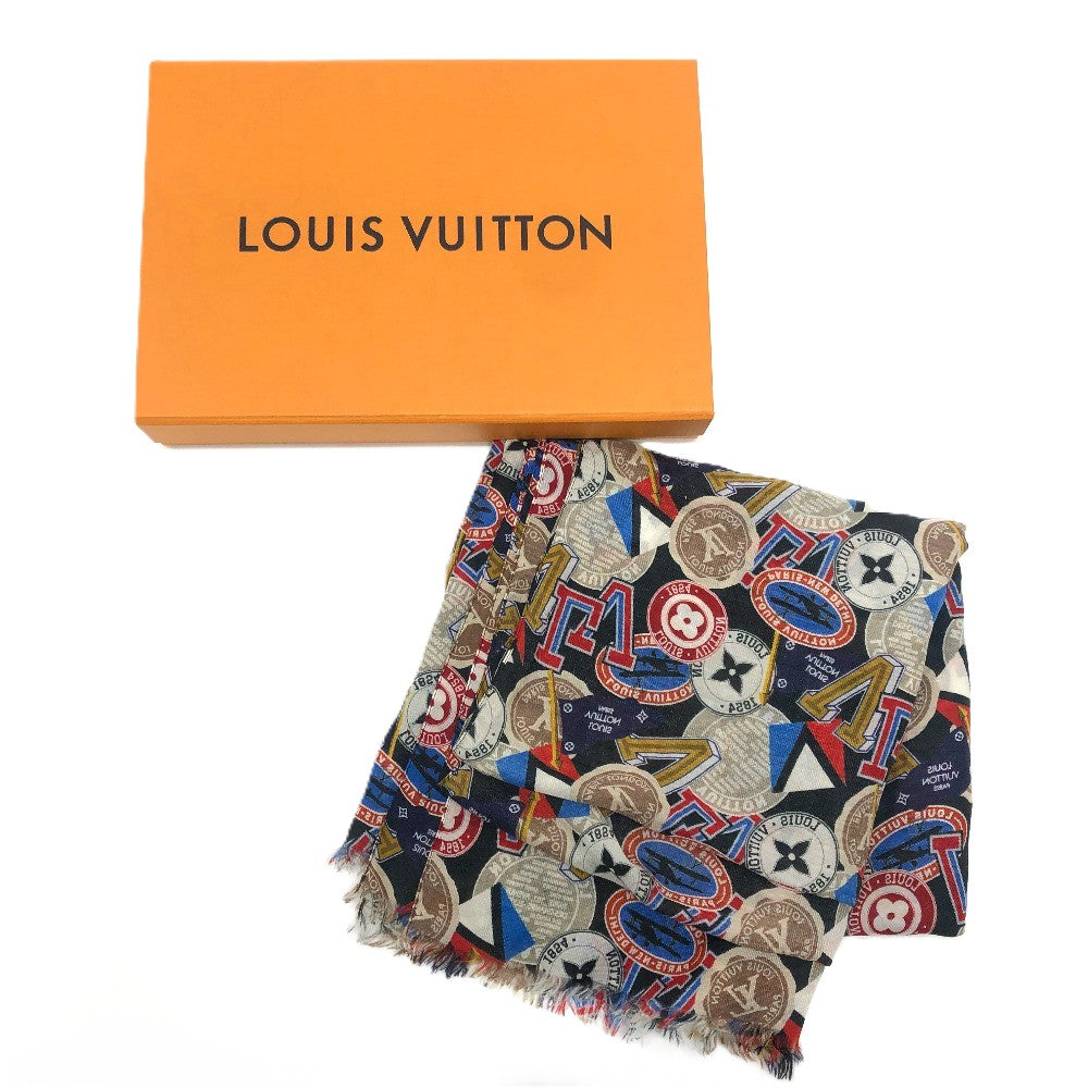LOUIS VUITTON M70623 エトール オールオーバー LVリーグ ストール フリンジ 大判 ストール マフラー アパレル ファッション小物 ショール コットン ユニセックス M70623