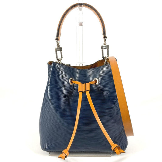 LOUIS VUITTON M53610 Epi NeoNoe BB NeoNoe BB Bicolor Bag, Crossbody, 2-Way Bag, Handbag, Drawstring Bag Shoulder Bag Epi Leather Indigo x Saffron Navy/yellow Used