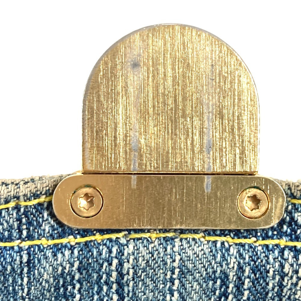 LOUIS VUITTON M95050 モノグラムデニム ミニプリーティ ミニ プリーティ カバン ハンドバッグ ショルダーバッグ モノグラムデニム レディース ブルー