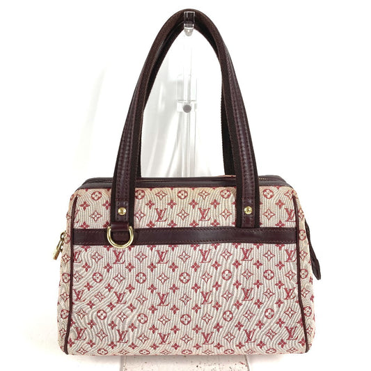 LOUIS VUITTON M92216 モノグラムミニ ジョセフィーヌ PM ジョセフィーヌPM カバン ミニボストンバッグ ハンドバッグ モノグラムミニキャンバス レディース スリーズ レッド