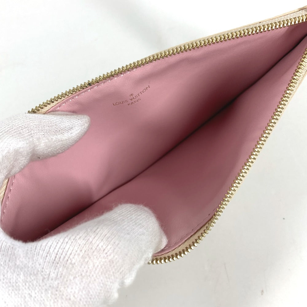 LOUIS VUITTON N63106 ダミエアズール ポシェットフェリシー カードケース コインケース 財布 チェーンバッグ ウォレット 長財布 ダミエアズールキャンバス レディース ローズバレリーヌ ピンク
