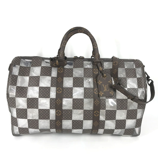 LOUIS VUITTON M20864 モノグラム チェス キーポル バンドリエール 50 カバン 2WAYバッグ ショルダーバッグ 肩掛け 旅行バッグ ボストンバッグ モノグラムキャンバス ユニセックス ブラウン