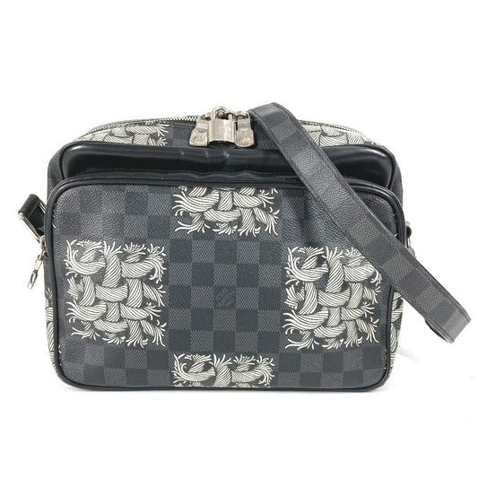 LOUIS VUITTON N41572 ダミエグラフィット クリストファーネメス ナイルPM ナイル PM カバン 斜め掛け ショルダーバッグ ダミエグラフィットキャンバス ユニセックス ブラック