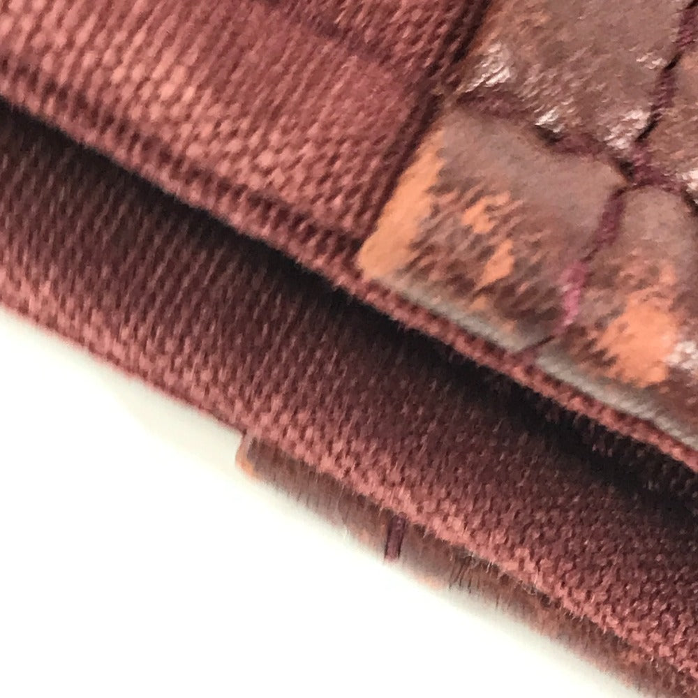 HERMES ハーフレザー 革 フールトゥMM フールトゥ MM カバン トートバッグ ハンドバッグ キャンバス/レザー ユニセックス ワインレッド系