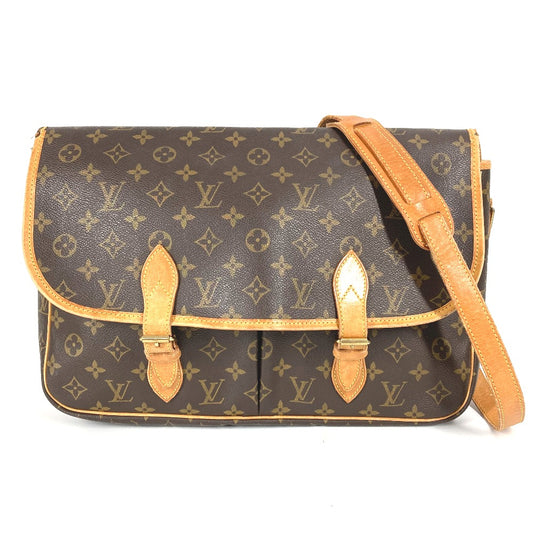 LOUIS VUITTON M42247 モノグラム ジベシエール MM ジベシエールMM カバン メッセンジャーバッグ 斜め掛け ショルダーバッグ モノグラムキャンバス ユニセックス ブラウン